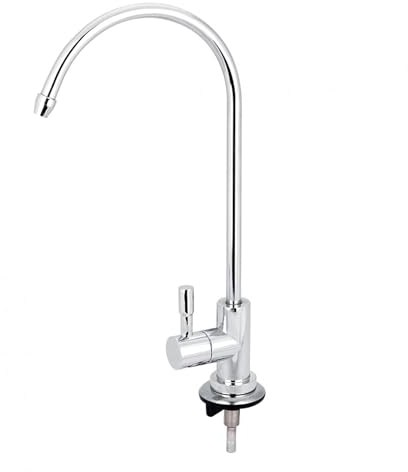 Robinet De Cuisine, Robinet Cuisine Bec Haut Pivotant à 360°, Poignée Unique Robinet Cuisine, Robinet De Cuisine à Eau Froide Simple Mitigeur D'évier Haut, Acier Inoxydable