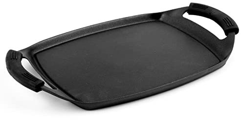 H&H 9166300 Bistecchiera Xylan Plus, Alluminio, Antiaderente, 25 x 20 cm
