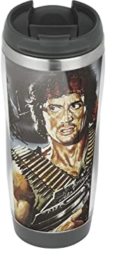 Rambo Sylvester Stallone First Blood - Reisebecher, Thermobecher für heiße und kalte Getränke