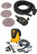 Mirka Roundy Handschleifer Starter-Kit, Hand-Wandschleifer mit Klett + Industriestaubsauger Nass- und Trockensauger