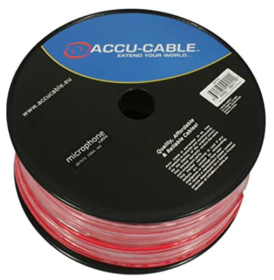 Accu Cable AC-MC/100R-R Microcable roll, 100m, red