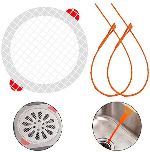 DanziX Abflussschlangenentferner-51 cm, Abflussspirale Keine Verstopfung Abflussreiniger Sticks Wiederverwendbar Drain Snake Drain Declogger für Den Abfluss in Küche und Dusche-Werkzeug