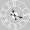 Large Wall Clocks for Living Room ,Metal Wall Clock for Garden, Silent Non-Ticking Roman Numerals Wall Clock for Indoor & Outdoor, Vintage Look Clock for Bedroom, and Kitchen (White, 60 CM (24))