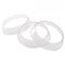 Chabrias Ltd Polycarbonate 2 in 1 Plate Ring, 40 mm H x 215 mm Stackable Plate Rings for pre-Plating Food in Advance, Microwave Safe UK Make (3 Pack)