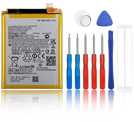 SwarKing Batteria di ricambio compatibile con Moto Edge 20 Lite XT2139-1 NT50 con toolkit