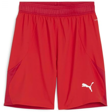 PUMA teamFINAL Shorts, Short tissé Adultes Unisexes, PUMA Red-PUMA White-Fast Red, 705743