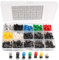 RUNCCI-YUN 420 Stücke 8 WerteTaktilen Druckschalter, Taktiler Drucktastenschalter, Button Micro Tactile Switch momentary 4 pin mikroschalter 6 x 6mm für Auto-Fernsteuerungstaste mit Taster Deckel