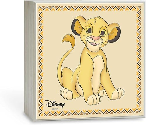 VALENTI & CO. Disney Baby - König der Löwen Simba - Nachtlicht für Kinder mit LED Nachttischlampe für Kinderzimmer