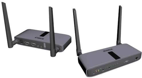 SpeaKa Professional SP-HWE-800 HDMI-Funkübertragung (Set) 150 m 5 GHz 1920 x 1080 Pixel Sichere Funkübertragung, durchg