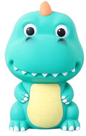 Dinosaurier Sparschwein, Spardose Kinder, Bruchsichere Groß Dino Sparschwein aus Vinyl, Bankspardose Spardosen Groß für Jungen und Mädchen, Süßes Geschenk für Geburtstage, Weihnachten, Taufgeschenke
