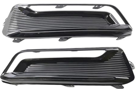 UNARAY 2 Stück Front Driving Nebelscheinwerfer Lampenblende ABS Schwarz Passend for GM1039166
