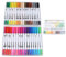 Dekaim 36-Farben-Doppelkopf-Markierungsstift, Aquarellstift-Set Mit Weichem Kopf, Geeignet Für Kinder Und Erwachsene Zum Ausmalen Und Malen