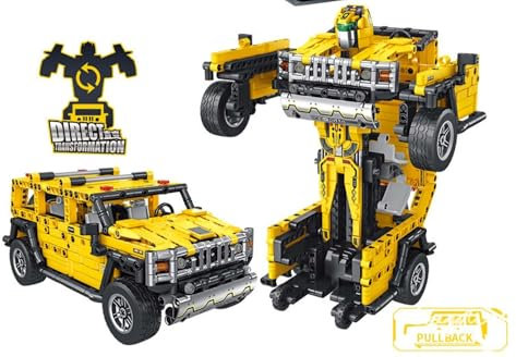 Forange FC9120 Transformer gelb Klemmbaustein 1010pcs Spielzeug Bausatz-NEU-OVP
