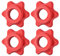 4Pcs Weight Lifting Fixed Dumbbell Dumbbell Nut Hexagon Nut Barbell Collar Screw Barbell Spinlock Collars