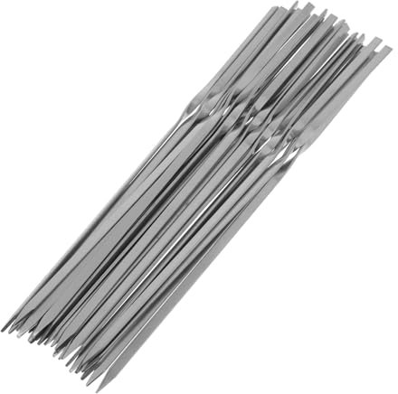 YARNOW 1 Juego De Brochetas Para Barbacoa Accesorios Para Parrilla Palitos Brocheta Para Barbacoa Para Cocinar Aguja Para a Para Asar De Metal