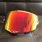 Motorrad Helmvisierlinse, Motorrad-Integrallinsenetui passend for AGV PI-STA GP R GP RR Corsa R Corsa RR RACE3 (blau)(Orange)