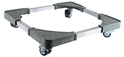 Appliance eels Adjustable Fridge ezer Trolley Movable Washing Machine Base width 50-60cm length 50-63cm Air Conditioner Base for dishwasher Wine Cooler, Moisture Proof