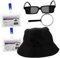 DRESSOOS Detektiv Rollenspiel Set Mit Hut Brille Und Lupe Kostümzubehör Für Halloween Und Mottopartys Für Erwachsene