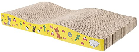 Toyvian 1 Pièce Planche à Gratter pour Chat de Vague Griffoir pour Usure pour Éviter Dommages Aux