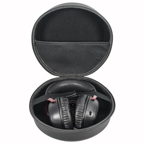 YIIWAY Funda Duro Estuche Case Compatible con Logitech H110 / H150 / H151 / H340 / H390 / 960 / Zone Vibe 100 / Zone 300 / Zone 305 / Zone 900 Auriculares, Funda Solo - Negro YC80070