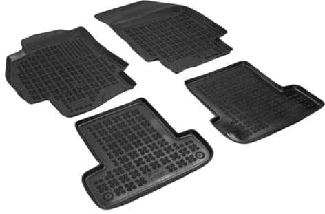 AZUGA Hohe Gummi Fußmatten passend für Renault Megane III ab 2009 AZ10300064 Automatten