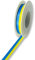 Vereinsband - gelb, blau - 15 mm x 25 m - 2436 15 S