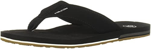 Volcom Volcom New School Sndl Zehentrenner, Herren Zehentrenner, Schwarz (Black), 38 EU (5 UK)