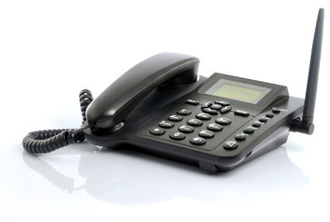 BW Wireless GSM Desk Phone - 2.4 Inch, Quadband, SMS Function. The Standard Handset Phone That Works The Same as a Unlocked Mobile Phone ¡