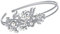 EVER FAITH® österreichischen Kristall künstliche Perle elegant Braut Haarband - klar-Silber-Ton N04447-1