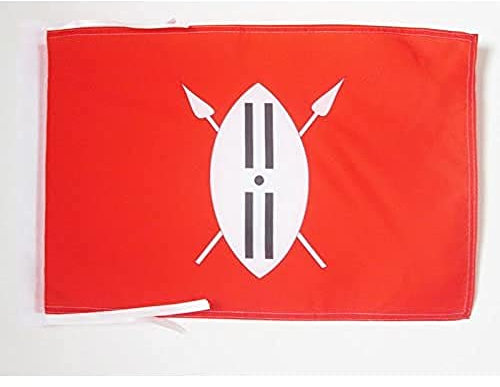 AZ FLAG Bandiera Masai 45x30cm - BANDIERINA dei Maasai - Kenya 30 x 45 cm cordicelle
