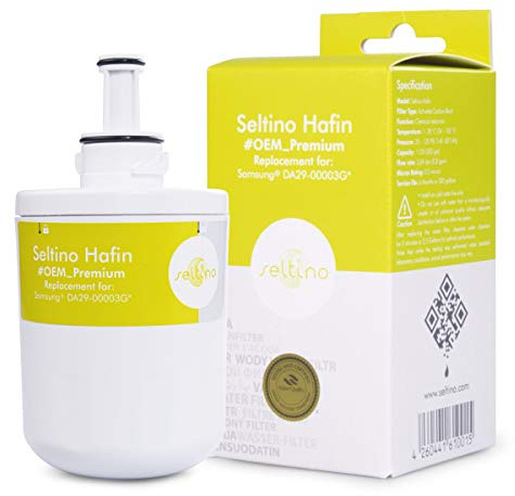 Seltino HAFIN - kompatibler Wasserfilter für Samsung Kühlschränke, ersetzt DA29-00003G, Hafin/exp