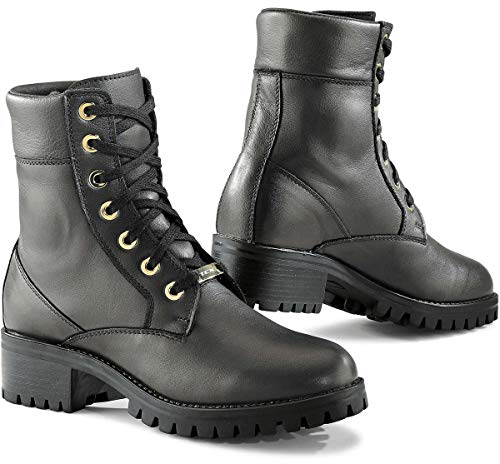 TCX Women's 1303_17957 Motorcycle Boots Lady Smoke Waterproof-38, Black, 5 UK