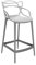 Kartell Masters Stool Hocker, Grau, H.75