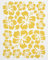 WANDfee Wandtattoo Hibiskus Blumen Hibiskusblüten FARBWUNSCH gelb Wandsticker Wandaufkleber Fliesenaufkleber