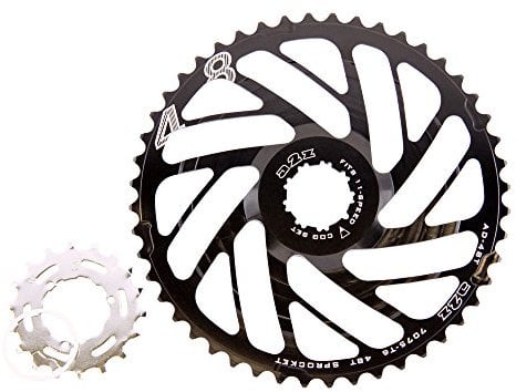 A2Z Wide Range Adapter Cassette Range Extender Sprocket - Black, Size 48T