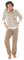 Consult-Tex Damen Pyjama Freizeitanzug Hausanzug Homewear Suit Jogginganzug Pyjama Baumwolle Reißverschluß DW770. 52-54