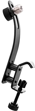 Pronomic DMK-10 Pince Micro Pour Cerceau (pour pinces micro 3/8 et 5/8, poids 180 g, acier) noire