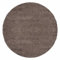 Carpetsale24 Runder Hochflor Teppich 200 cm Mokka, Flauschiger Wohnzimmerteppich, modern weich & stilvoll, für große Räume & zentrale Platzierung
