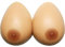 ZCOINS Faux Sein Silicone Réaliste Prothèse Mammaire en Silicone Mastectomie, Fausse Poitrine pour Travesti Crossdresser Transgenre, Non adhérent