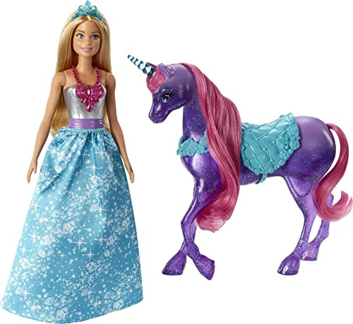 Barbie Mattel FPL89 Dreamtopia Puppe und Einhorn