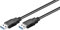 CONECTICPLUS Câble USB 3.0 mâle mâle Noir 50cm
