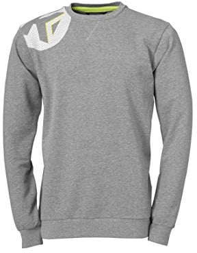 Kempa Herren Langarmpullover Core 2.0 Trainingstop, Dark grau Melange, 4XL, 200219806