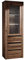 Massivmoebel24.de Vitrine Zerreiche 62x42x190 Tabacco Brown geölt MONTREUX #321