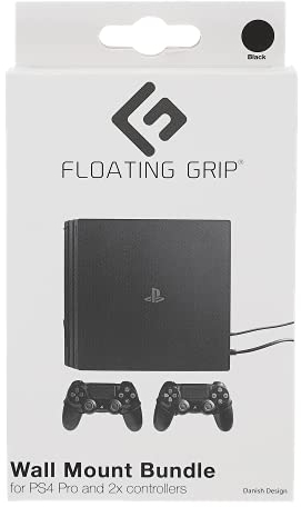 Floating Grip Wandhalterung PS4Pro 2xController schwarz