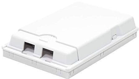 LOGILINK LWL-Anschlussdose FB1001, 2-Fach, Aufputz, weiß
