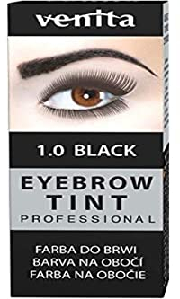 Venita Professional Eyebrow Tint - Tinte para cejas (15 ml), color negro
