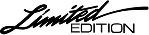 Auto Motorrad Sticker Limited Edition Tuning Car Badge Autoaufkleber 13x3.8cm schwarz