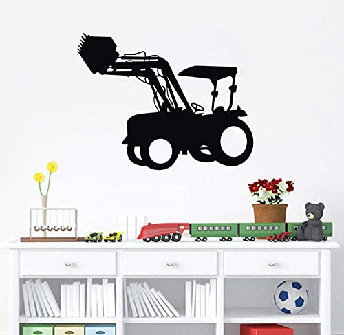 Dekorative Wandaufkleber Bagger Maschinen Kinderzimmer Wandtattoos Vinyl Kunst Malerei An Der Wand 46 * 59 Cm