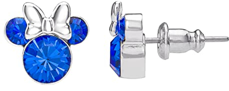 Disney Minnie versilberte September Birthstone Ohrstecker EF00469SSEPL.PH