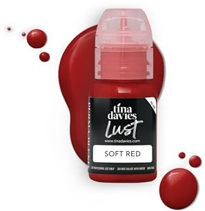 Tina Davies X Perma Blend Envy & Lust Lip Pigment - Soft Red, PMU 1/2oz